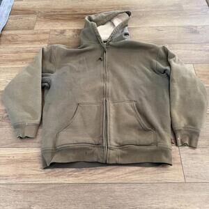 Vintage Moose Creek Lined Distressed Faded Hoodie 90s Grunge